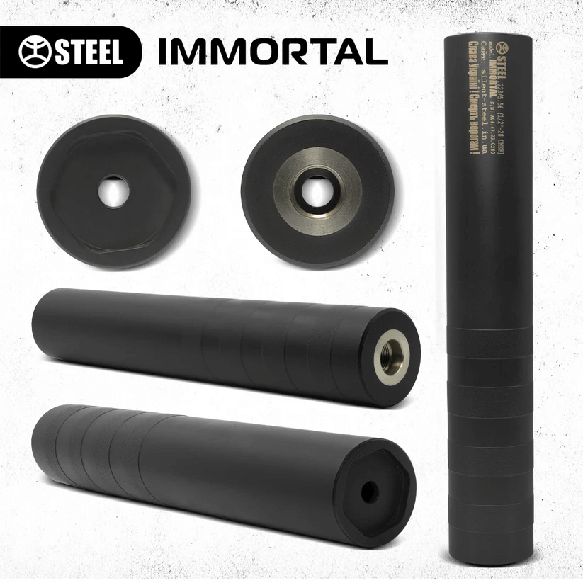 Саундмодератор Steel IMMORTAL .223 15x1 Mauser Фото 2